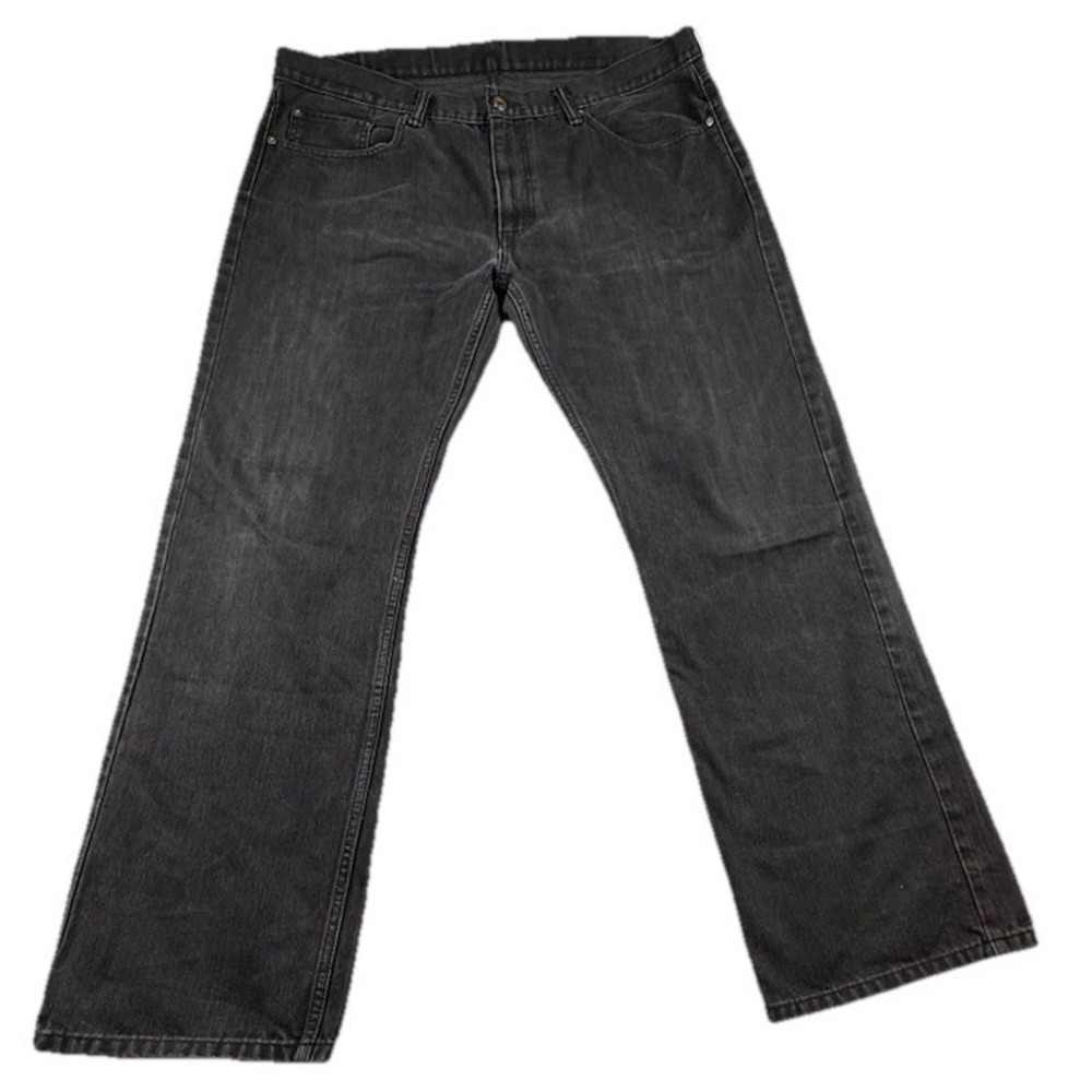 LEVI STRAUSS BLACK LABEL MEN'S BLACK DENIM JEANS SIZE 40x32